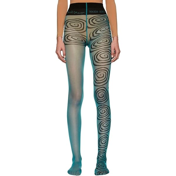 Furchin Y2K 60Dカラフルアートタイツ NUFIWI Vintage 60s Printed Funky Tights for Women Y2K Tie